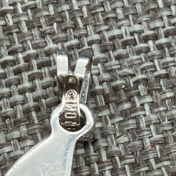 Monet Music Note Pendant Silver Quarter Eighth Note Musician Singer Songwriter - Picture 8 of 9